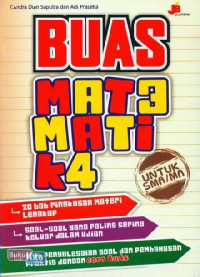 Buas matematika untuk SMA/MA