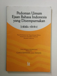 Pedoman Umum Ejaan Bahasa Indonesia yang Disempurnakan