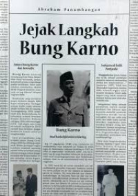 Jejak Langkah Bung Karno